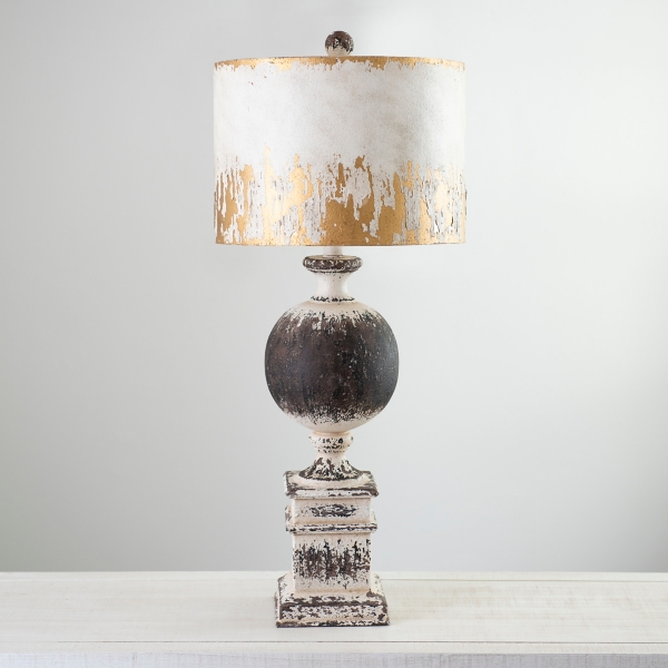 Shiloh weathered metal deals lamp