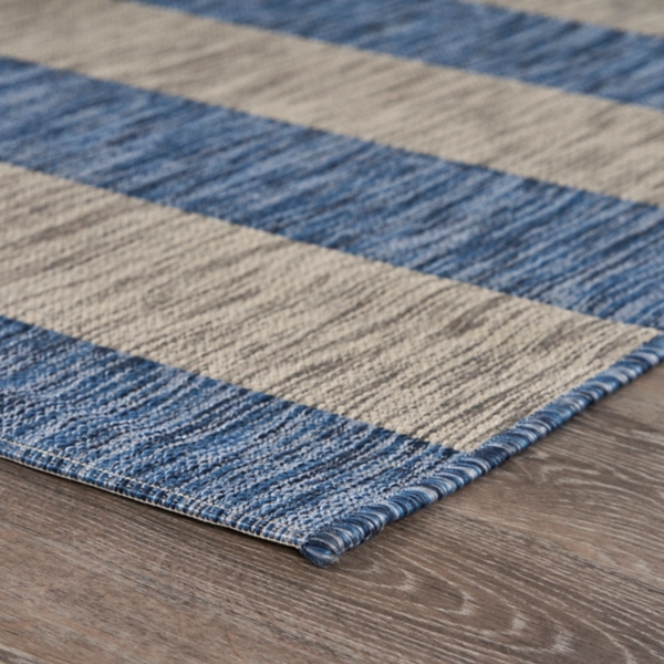 Coastal Stripes Indoor/Outdoor Area Rug, 5x7