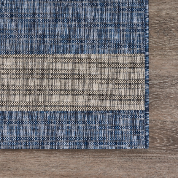 Coastal Stripes Indoor/Outdoor Area Rug, 5x7