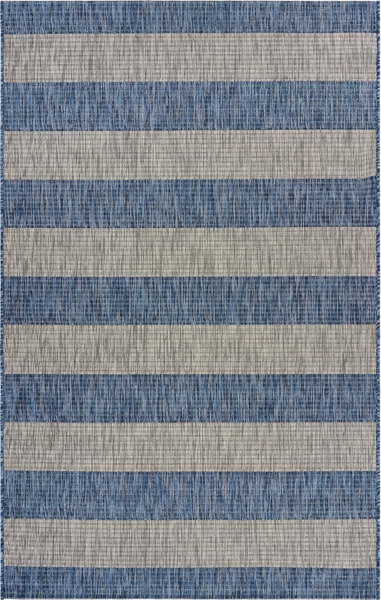 Coastal Stripes Outdoor Area Rug, 7x9 Kirklands Home