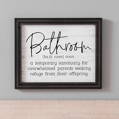 Bathroom Meaning A Temporary Sanctuary Graphic By Uramina Creative Fabrica