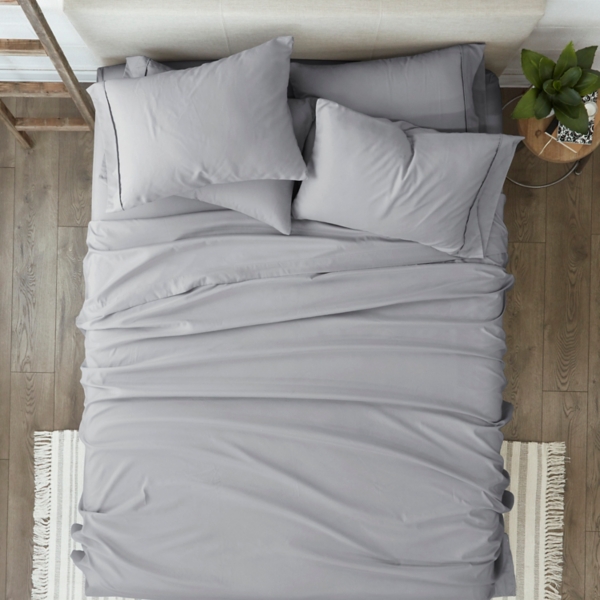 Light Gray Ultra Soft 4-pc. Twin Sheet Set