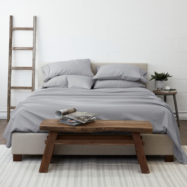 Light Gray Ultra Soft 4-pc. Twin Sheet Set