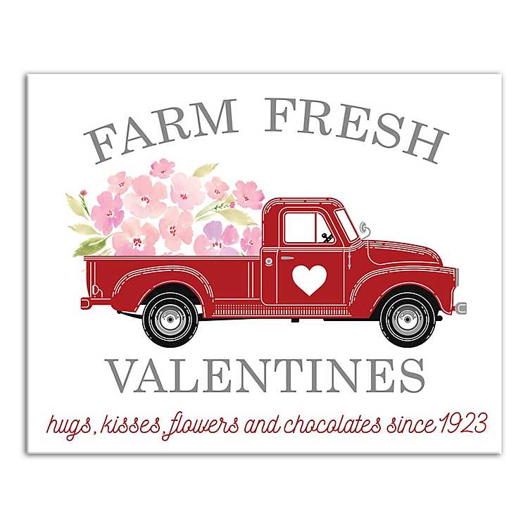 farmhouse Valentine’s decor holiday decor Valentine’s decor valentine decorations valentine truck love sign Valentine sign