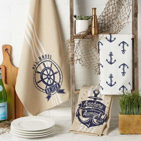 printed kitchen towels