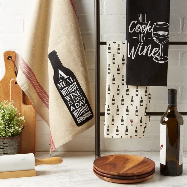 wine kitchen towels