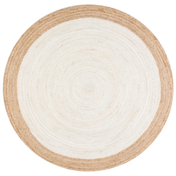 Hand Woven Jute Eugene Round Area Rug, 6 ft.