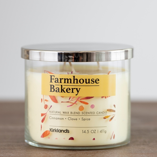 Farmhouse Bakery Triple Wick Jar Candle Kirklands Home