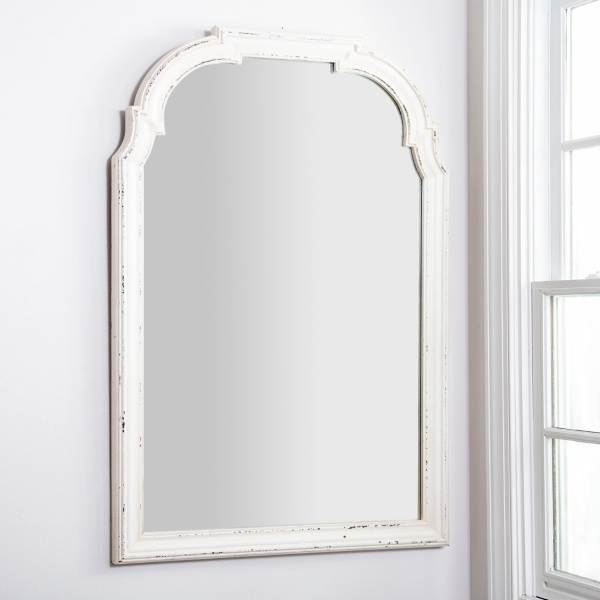 White Arch Mirror Decor Mirror Ideas