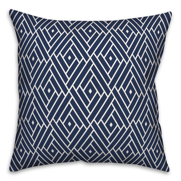 navy blue outdoor pillows