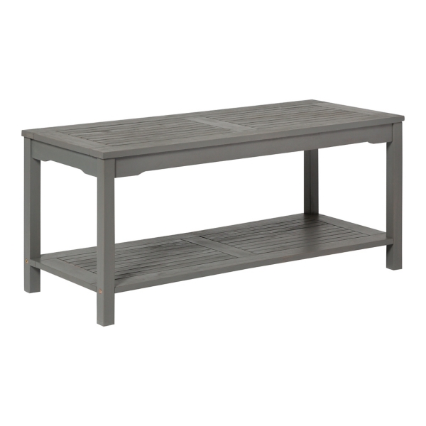 Gray Acacia Outdoor Coffee Table Kirklands