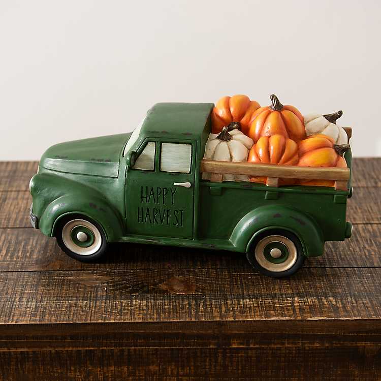 Green Happy Harvest Truck