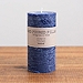 Blue Pillar Unscented Candle, 6 in.