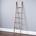 Distressed Natural Leaning Ladder