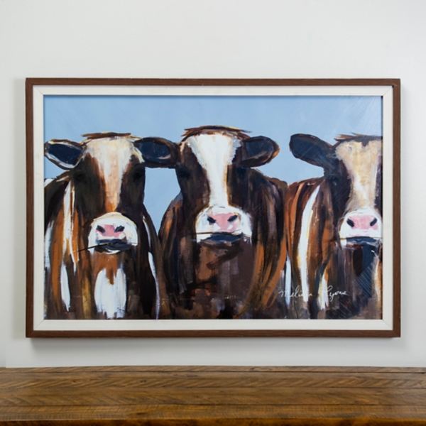 Three Cows Framed Art Print | Kirklands Home