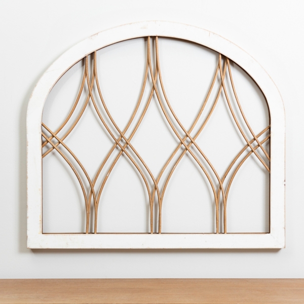 White Frame Wooden Arch Wall Plaque Kirklands Home