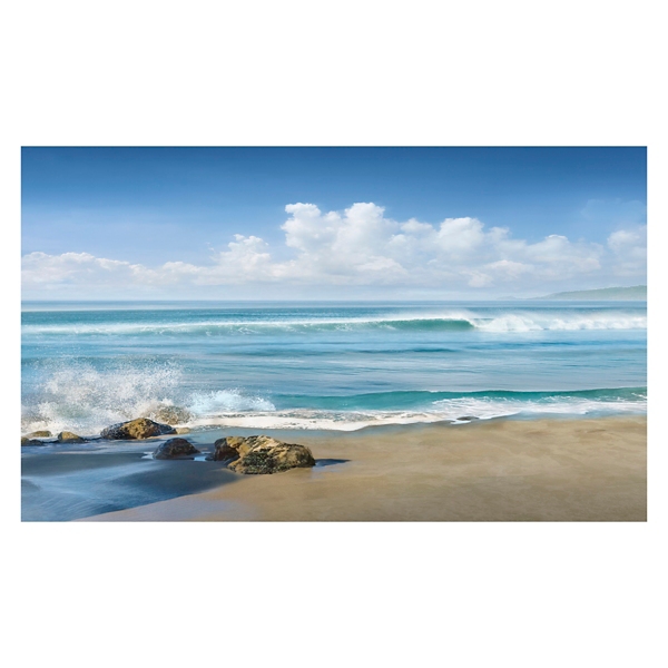 Sweeping Blue Canvas Art Print, 36x24 in.