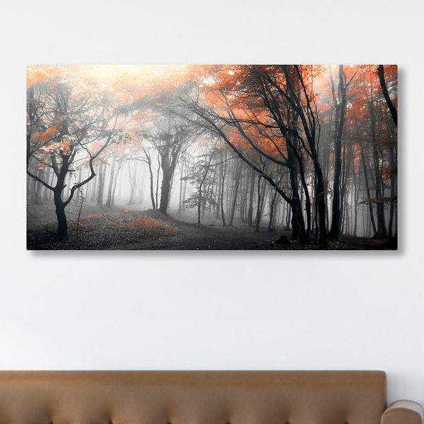 Autumn Woods Giclee Canvas Art Print