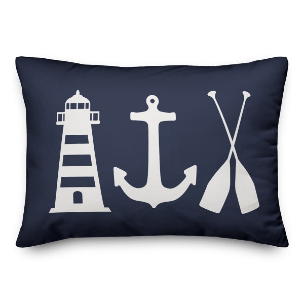 Navy coastal pillows new arrivals