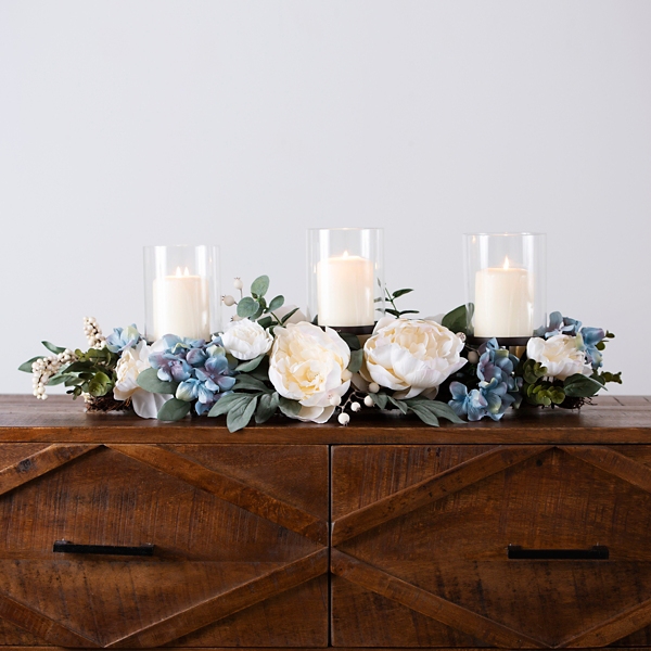 Blue Peony Passion Centerpiece Kirklands Home