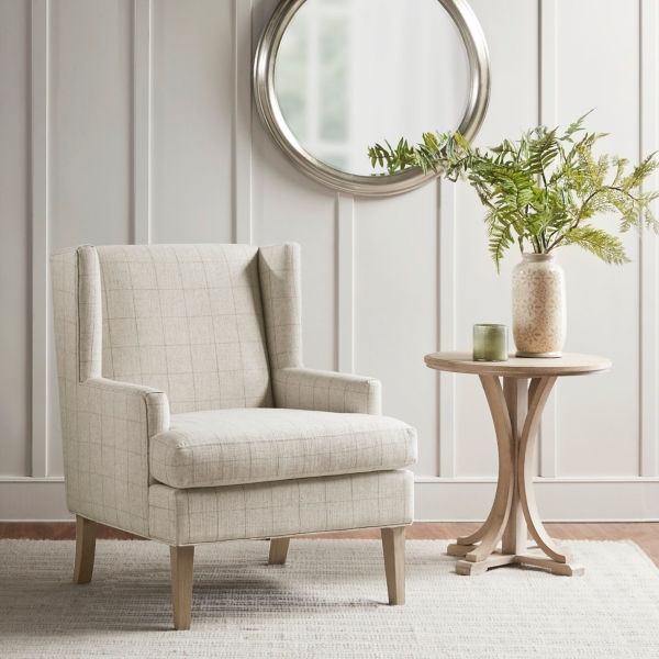 Beige Decker Martha Stewart Accent Chair
