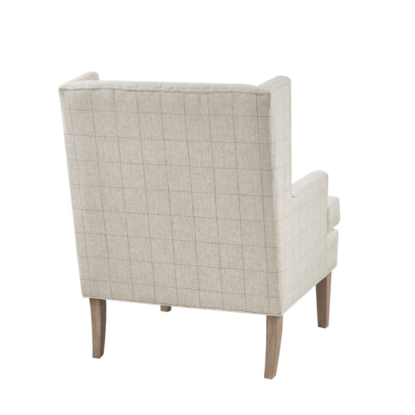 Beige Decker Martha Stewart Accent Chair