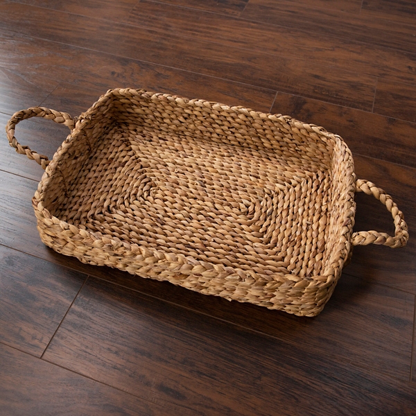 Woven Hyacinth Tray Kirklands Home