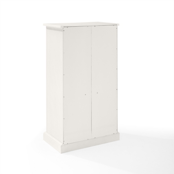 White Seaside Accent Cabinet