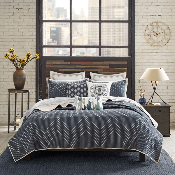 navy coverlet queen