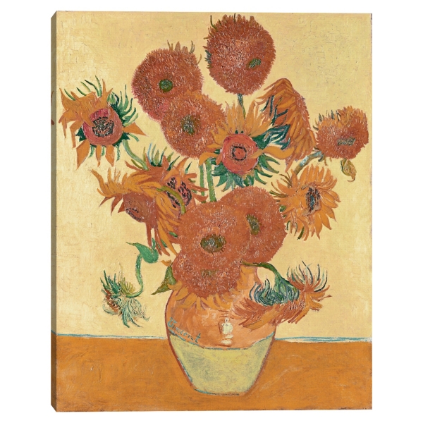 van gogh sunflowers canvas