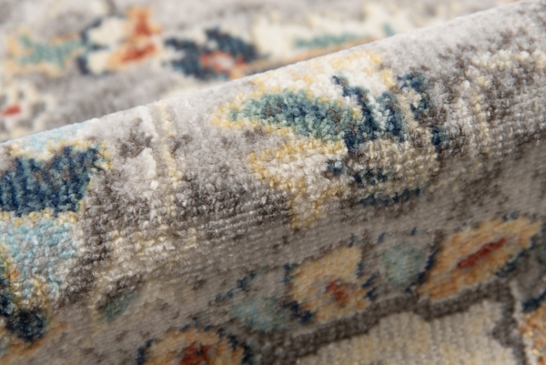 Gray Bohemian Area Rug, 5x7