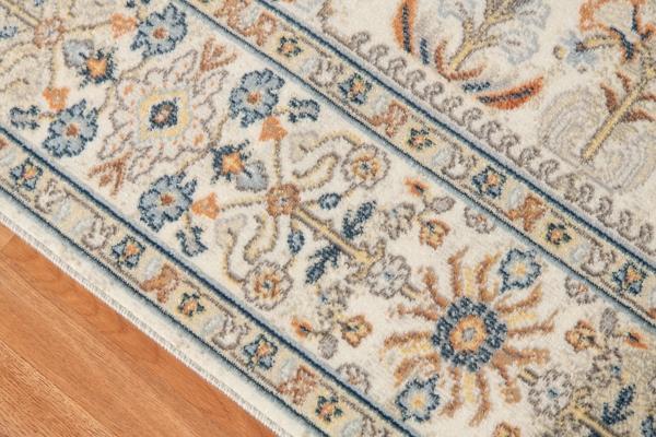 Light Beige Bohemian Area Rug, 7x9