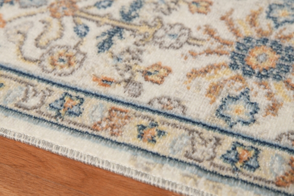 Light Beige Bohemian Area Rug, 7x9