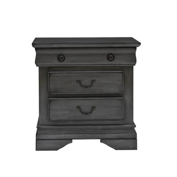 Black Wooden Bandera Nightstand Kirklands