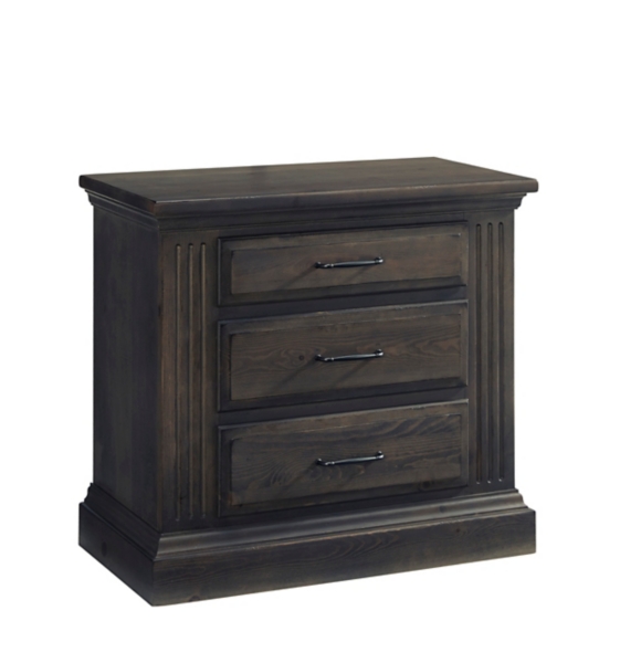 Dark Brown Wooden Fordham Nightstand Kirklands