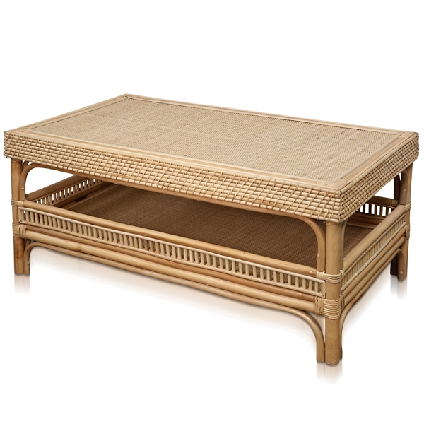 Natural Rattan Jace Coffee Table Kirklands