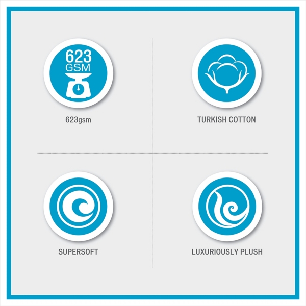 Charcoal 6-pc. Turkish Cotton Bath Towel Set