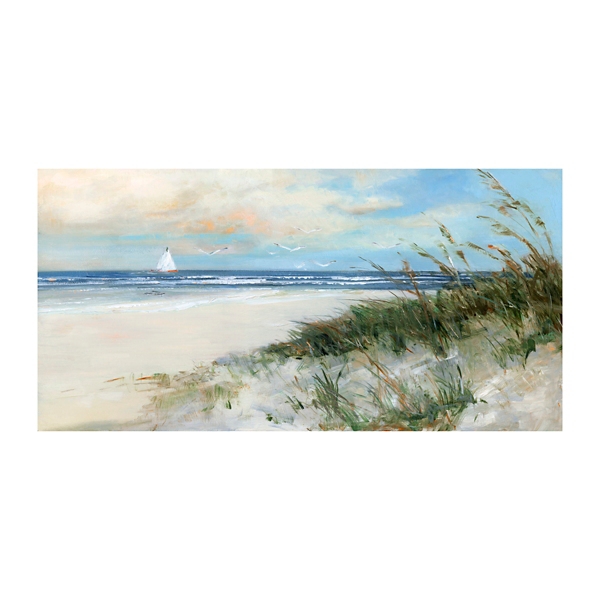 Oak Island Sunrise Canvas Art Print, 40x20 in.