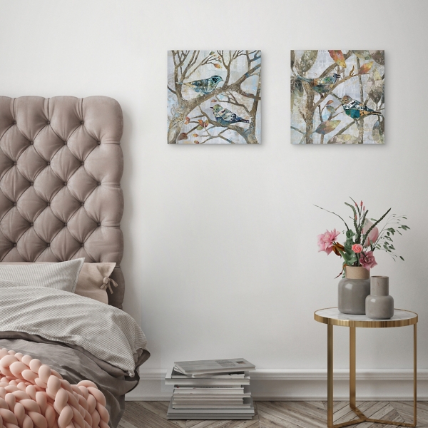 Autumn Flight Canvas Art Prints, Set of 2