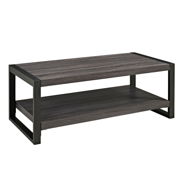 Charcoal Industrial Wooden Coffee Table