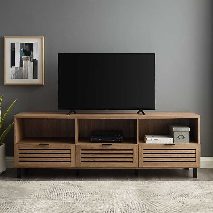 English Oak Modern Wooden Tv Stand, Images Of Wooden Television Stands