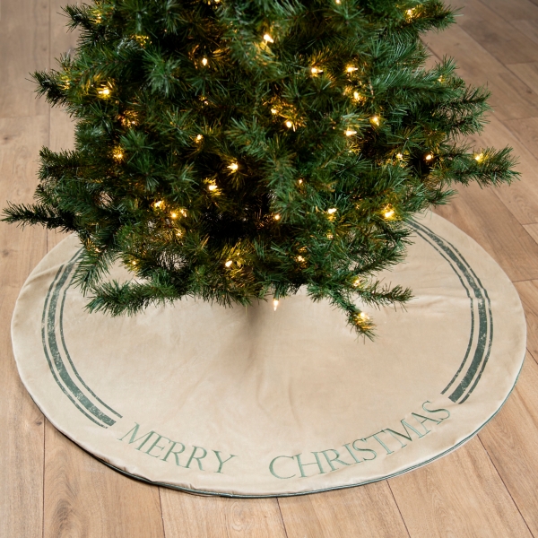 Tan tree skirt sales