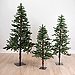 Alpine Trees with Base, Set of 3