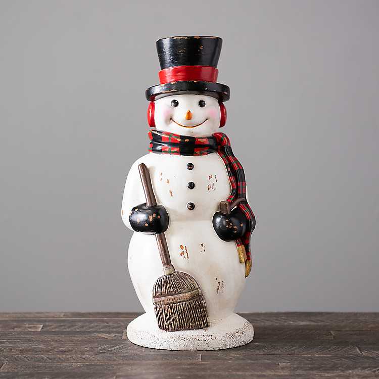 Raz Details about   Chalkware Style Snowman Antiqued New Old Stock 9919209-1999 