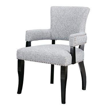 Ivory upholstered on sale dining chairs