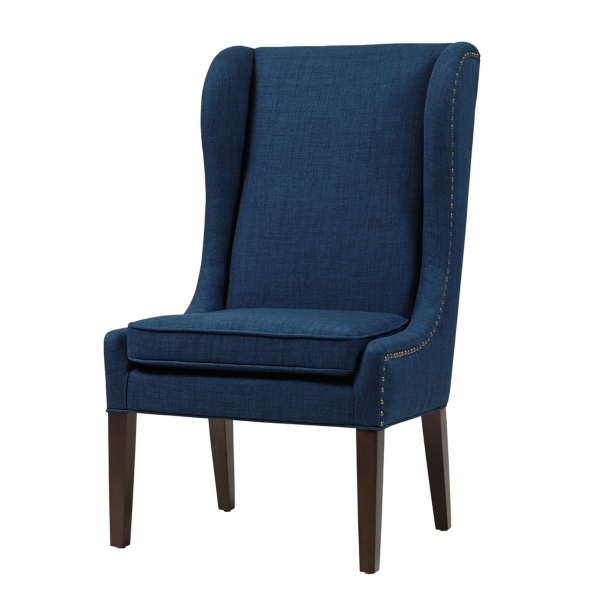 High wingback best sale dining chair