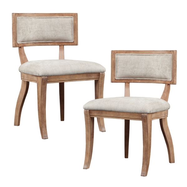 Curved back dining deals chairs