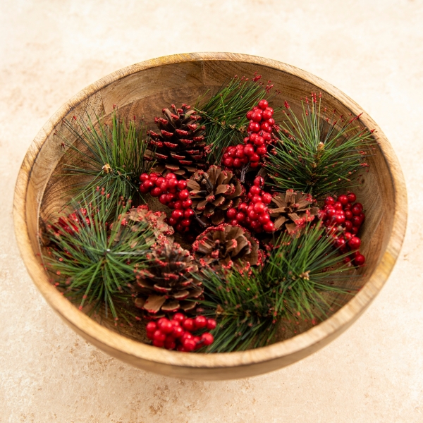 Shimmer Pine Cone Bowl Filler Kirklands Home