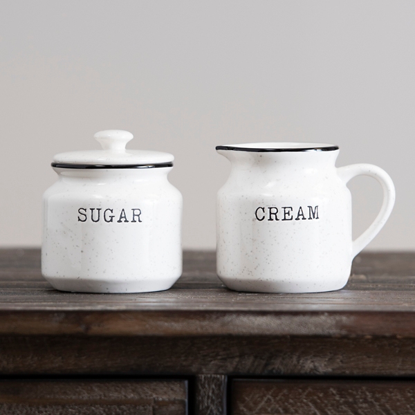 Sugar and Cream Jars