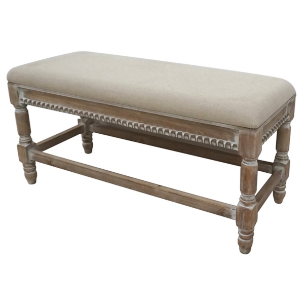 Upholstered Wood Bench